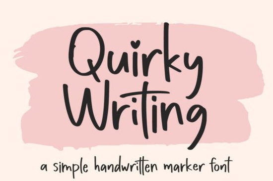 Quirky Writing Font